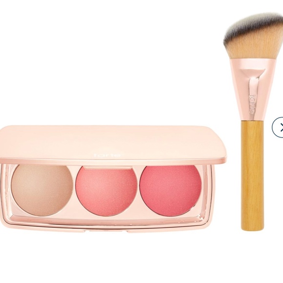 tarte Shape Tape Glow Blush Bar (Rose) w/ Brush- NIB - Picture 5 of 16